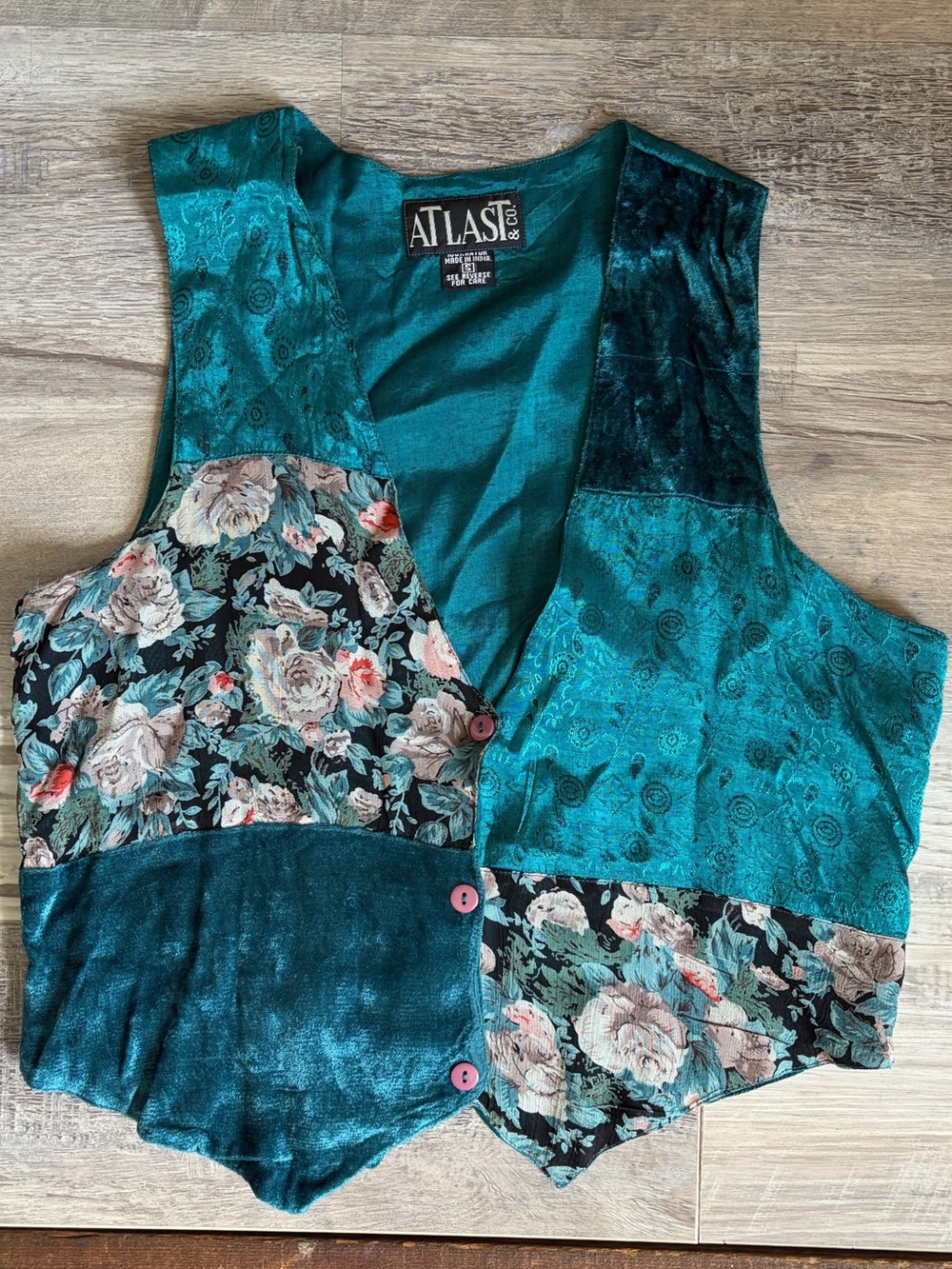 Vintage Patchwork Waistcoat Vest